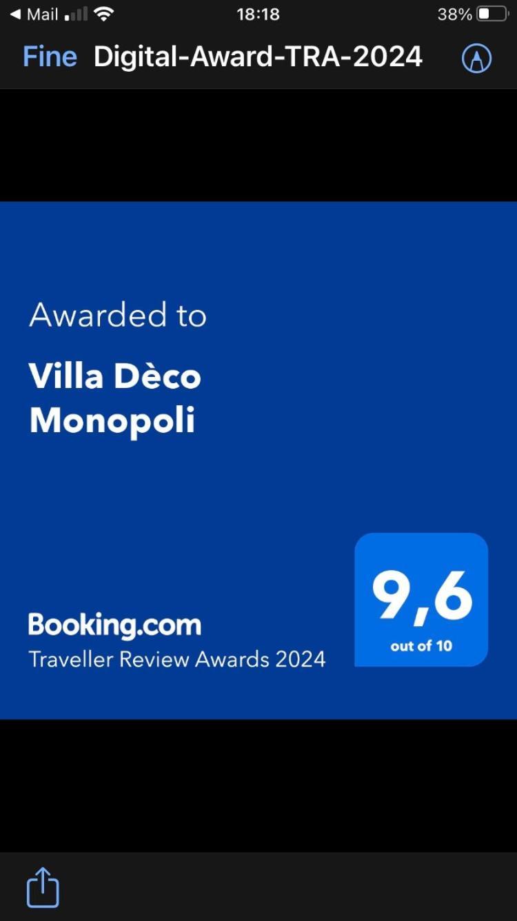Villa Deco Monopoli Bagian luar foto
